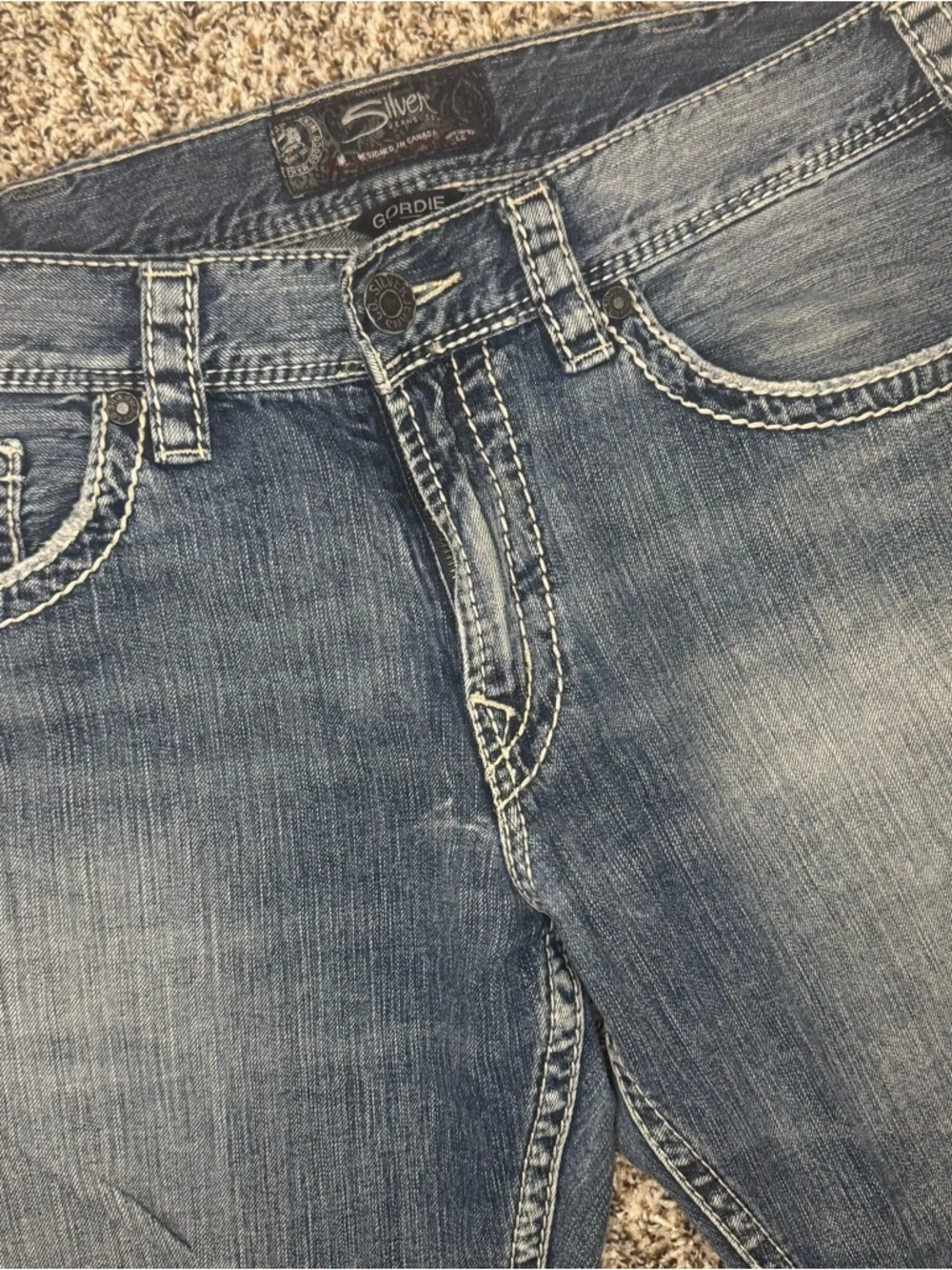 Silver Jeans Gordie Bootcut Jeans Mens 33x32 Medium Wash Stretch